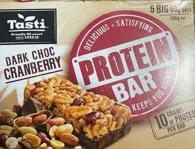 Dark Choc Cranberry Protein Bar