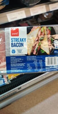 pams streaky bacon