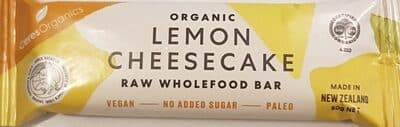 Organic Lemon Cheesecake Whole Food Bar