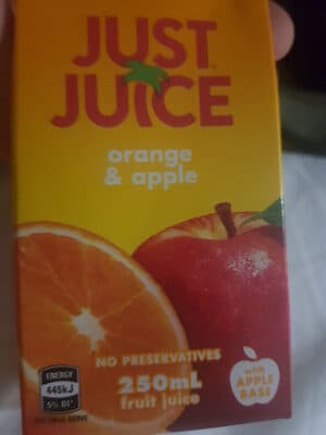 Just Juice Apple and Orange