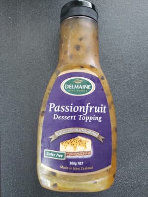 Passion Fruit Dessert Topping