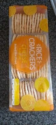 Rice crackers cheese gluten free