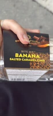 Bite Me Banana Salted Caramel Cake