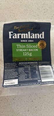 Farmland Foods European Streaky Bacon