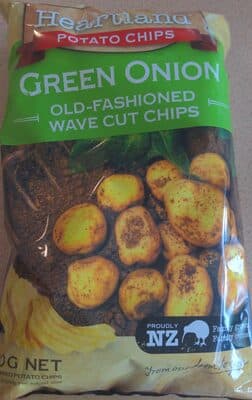 Old-fashioned Wave Cut Chips Green Onion