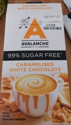 Avalanche caramel white choc