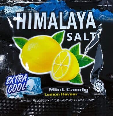 Himalaya Salt mint candy lemon flavour