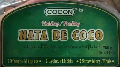 Nata de Coco pudding
