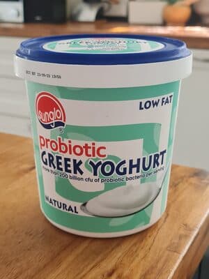 Sunglo Natural Low Fat Probiotic Greek Yoghurt