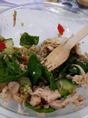 Dukkah Chicken and Grilled Veg Bowl