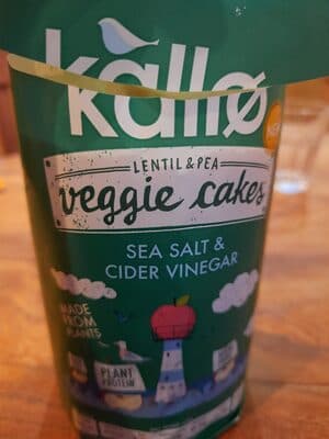 Kallo veggie sea salt and cider vinegar rice cakes