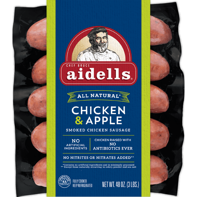 Aidells Smoked Chicken & Apple Chicken Sausage