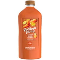 Carrot, Ginger, and Turmeric Juice Blend with Natural Flavor and Black Pepper