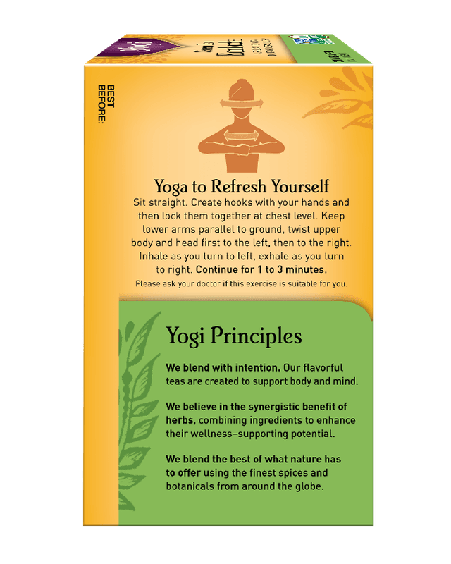 Yogi Kombucha Bags Green Tea Herbal Supplement
