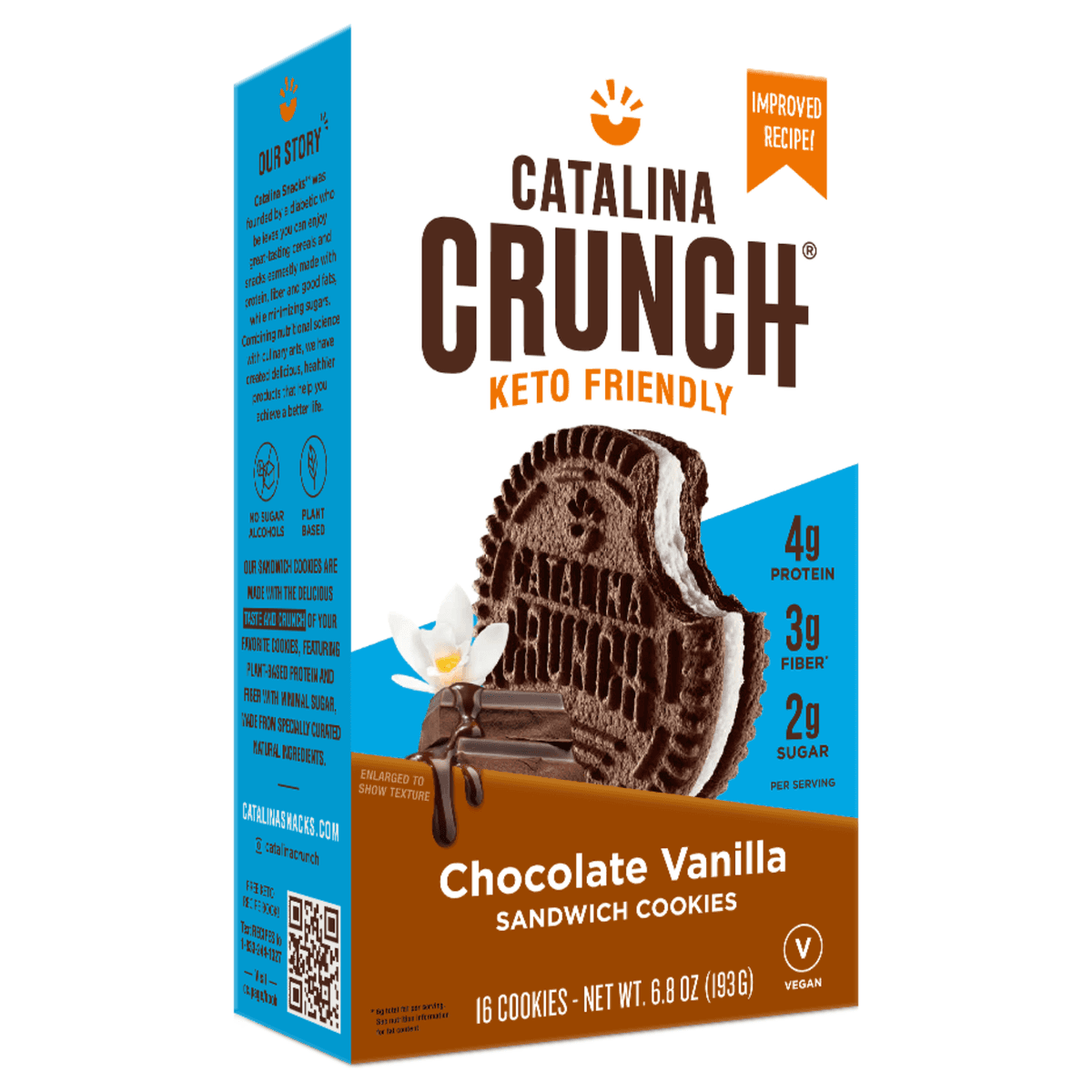 Catalina Crunch Chocolate Vanilla Sandwich Cookies