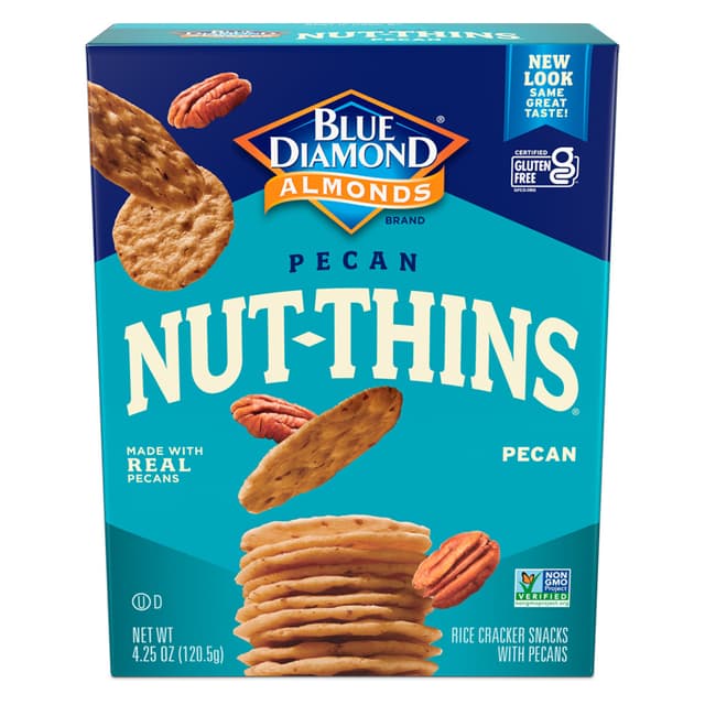 Rice Cracker Snacks With Pecans