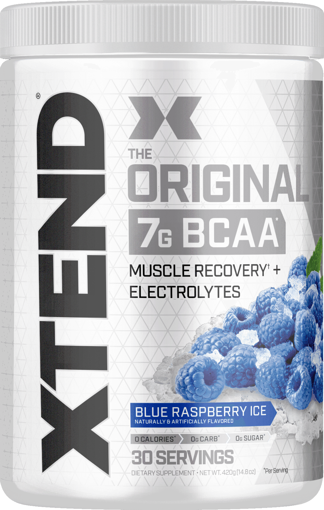 Xtend Dietary Supplement, Raspberry Blue
