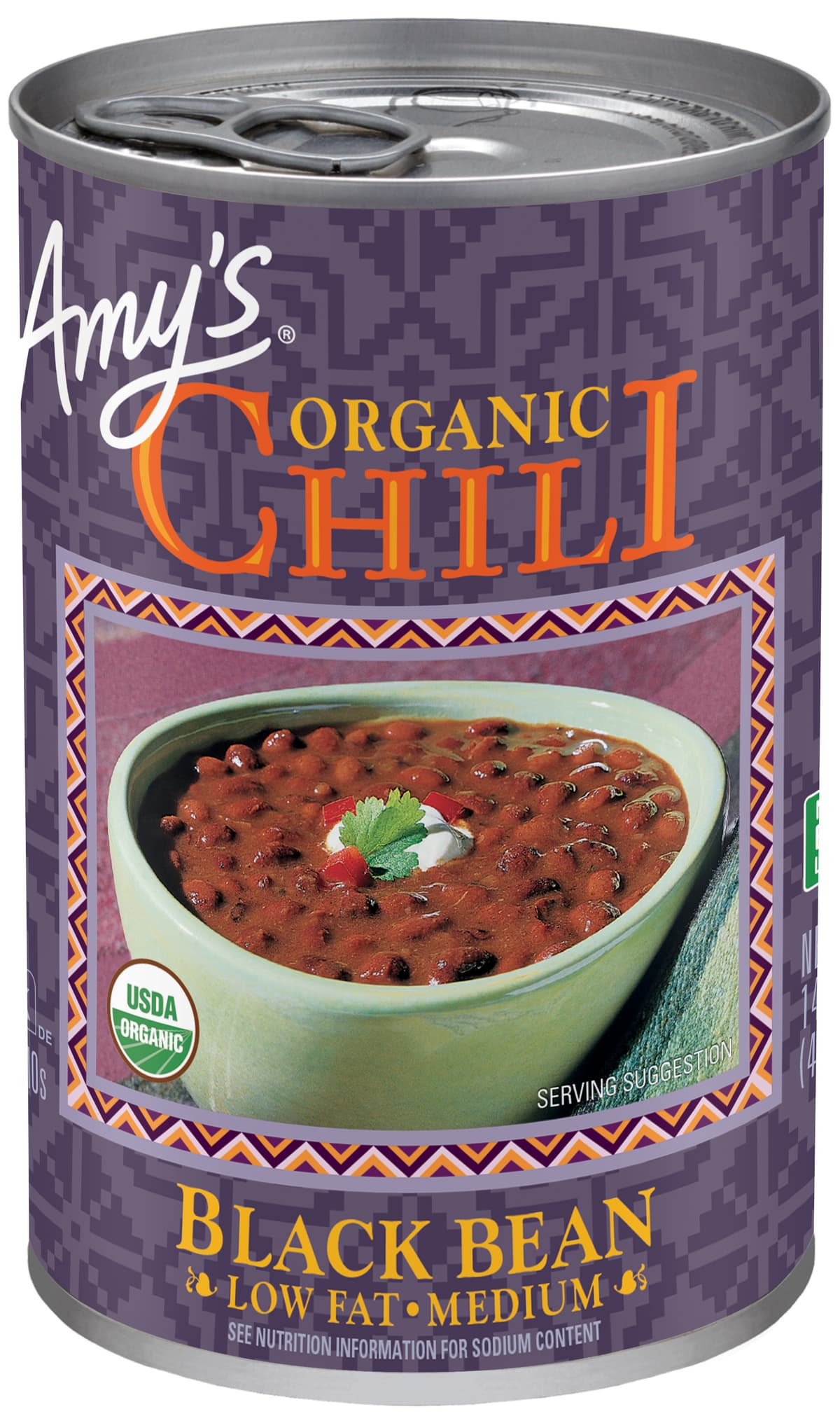 Medium Black Bean Organic Chili