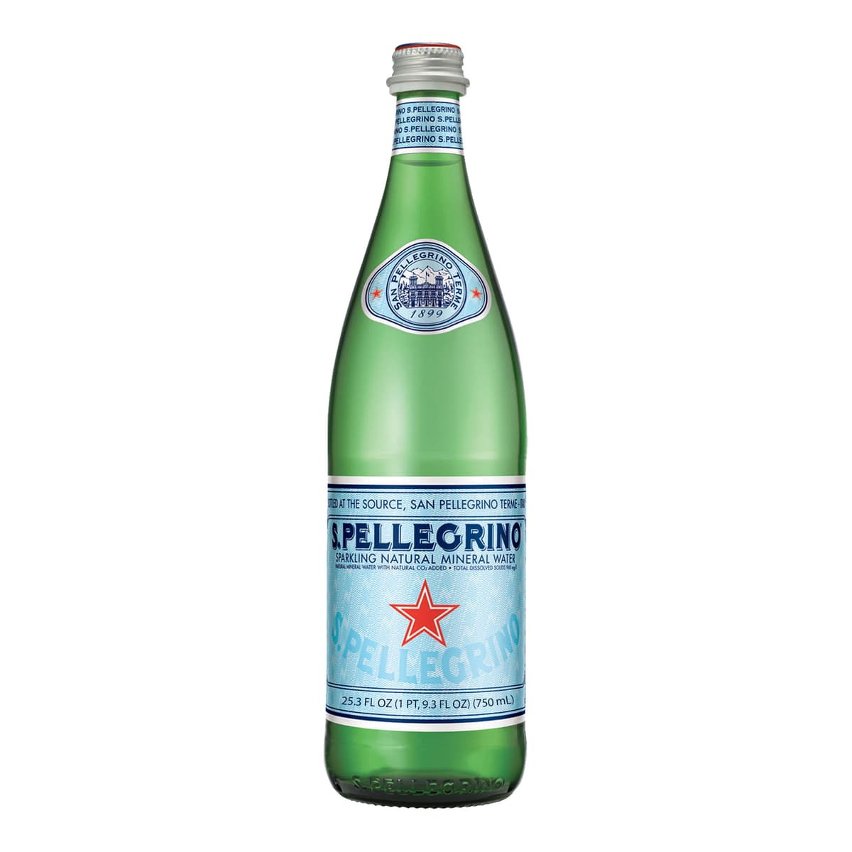SPARKLING NATURAL MINERAL WATER WITH NATURAL CO2 ADDED