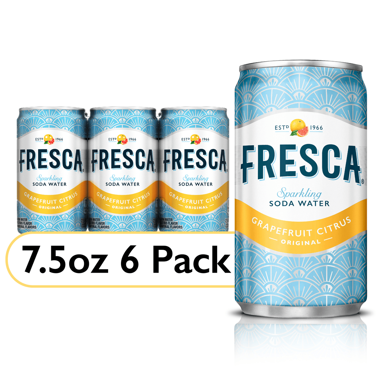 Fresca Sparkling flavored soda grapefruit citrus