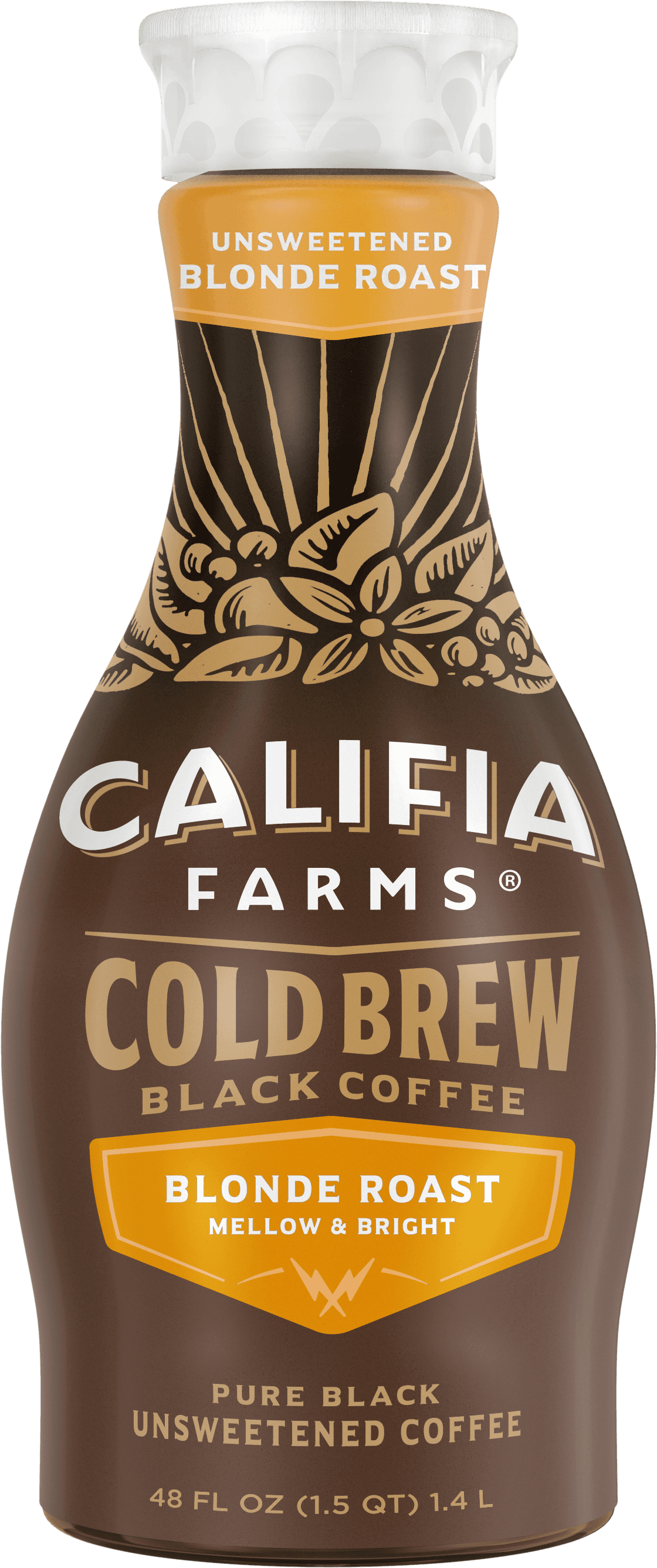 Blonde Roast Mellow & Bright Cold Brew 100% Arabica Premium Black Coffee