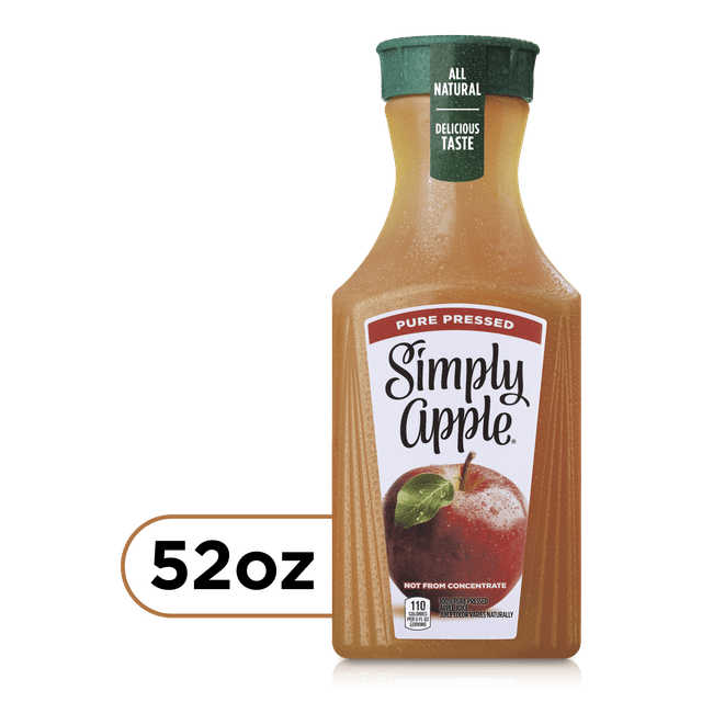 100% Pure Pressed Apple Juice