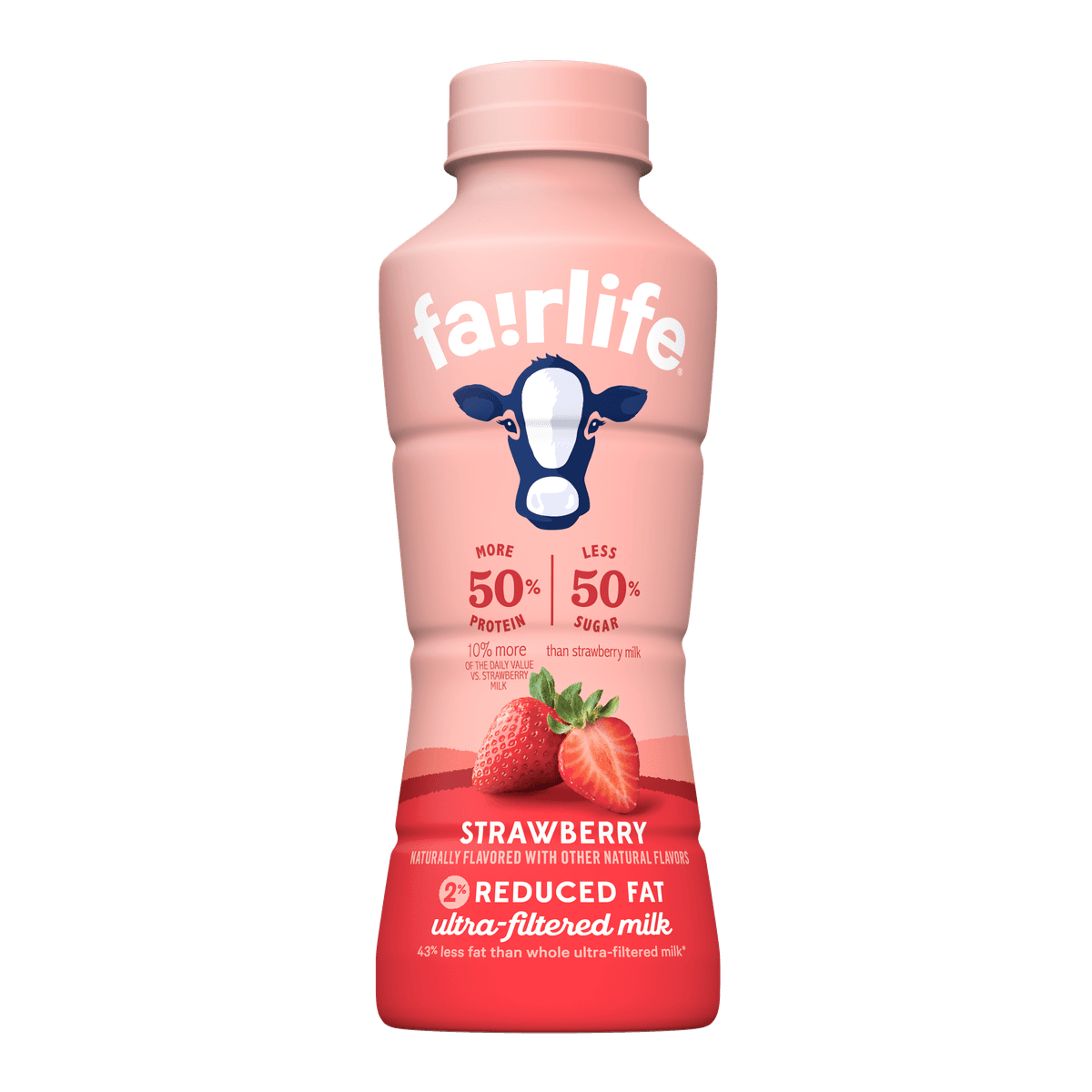 Ultra-Filtered Low Fat Milk, Strawberry