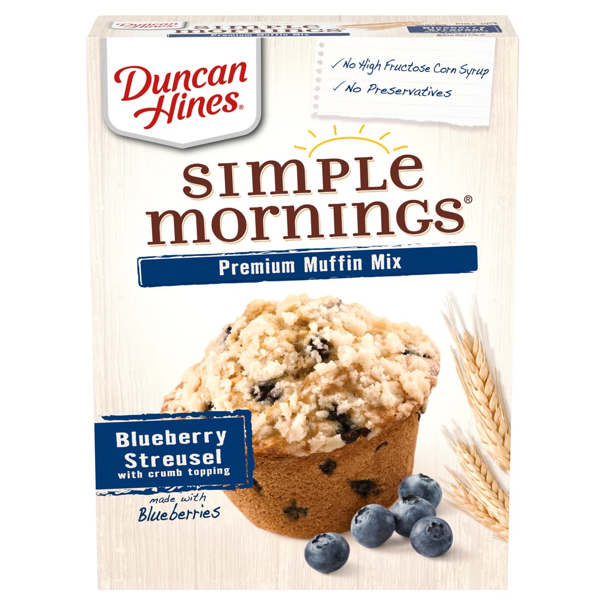 Blueberry Streusel With Crumb Topping Premium Muffin Mix