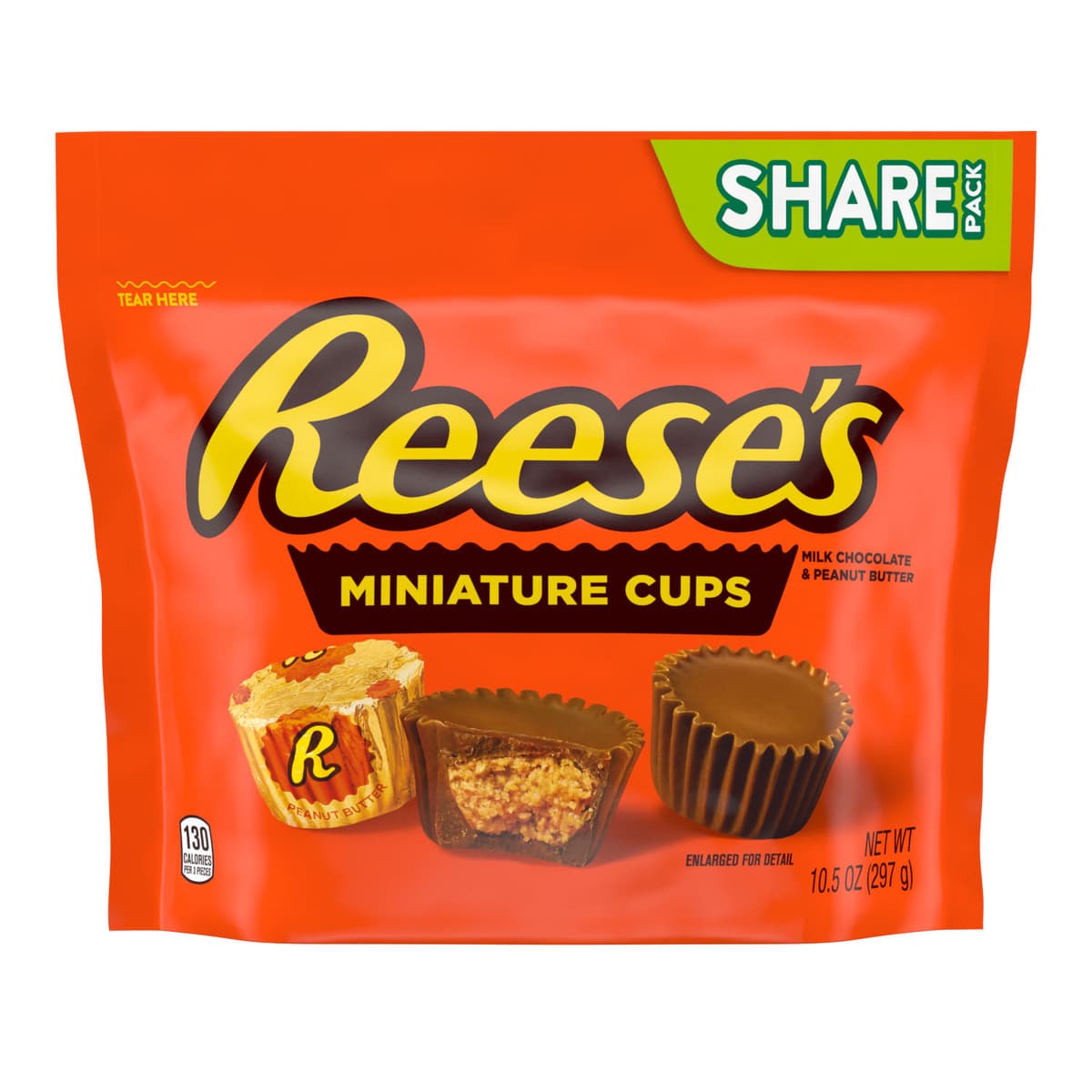 Milk Chocolate & Peanut Butter Miniature Cups