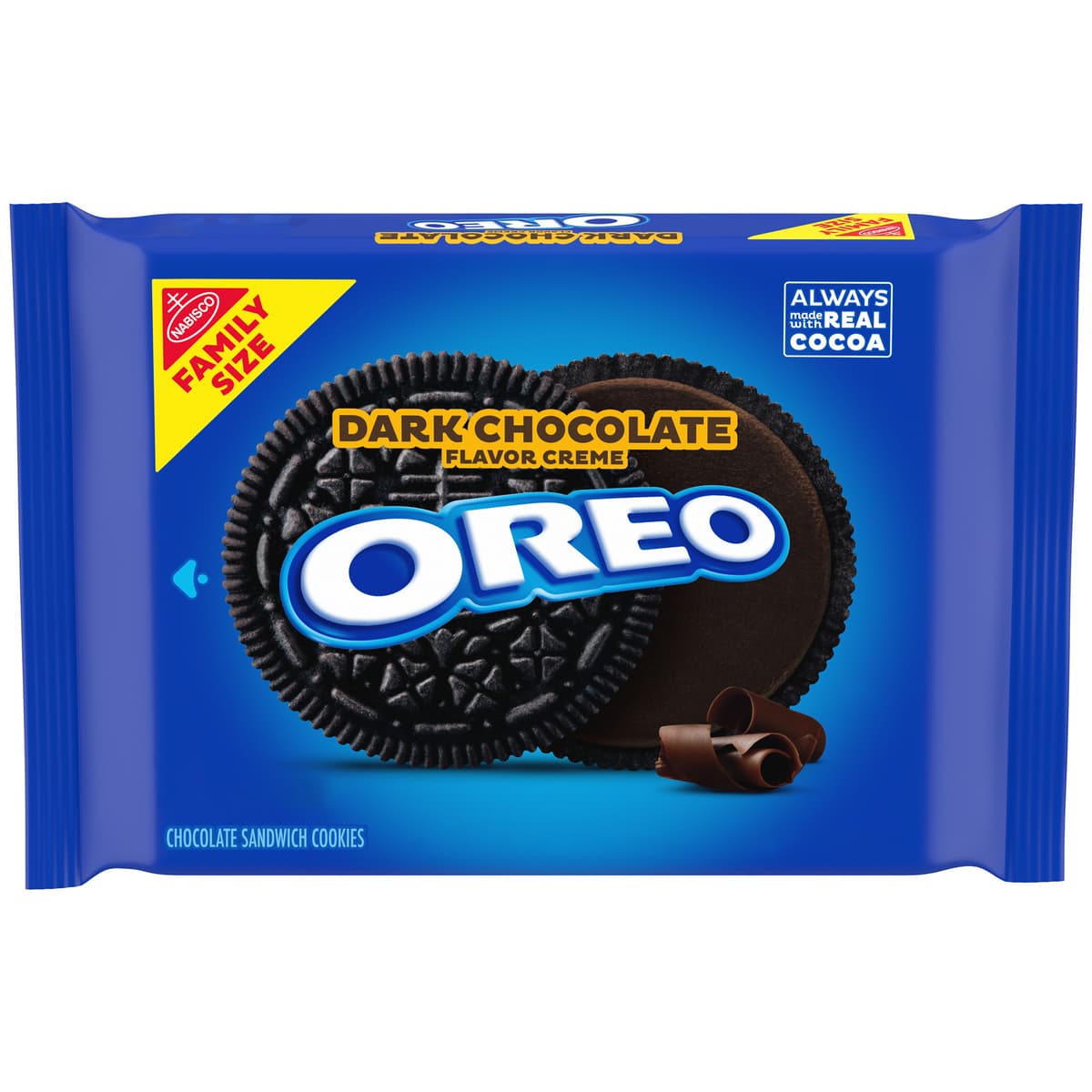 Oreo Dark Chocolate Flavor Creme Chocolate Sandwich Cookies