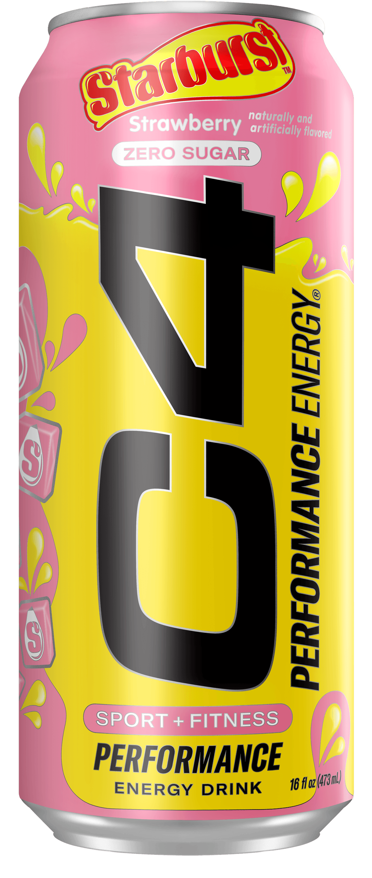 C4 Zero Sugar Starburst Strawberry Energy Drink