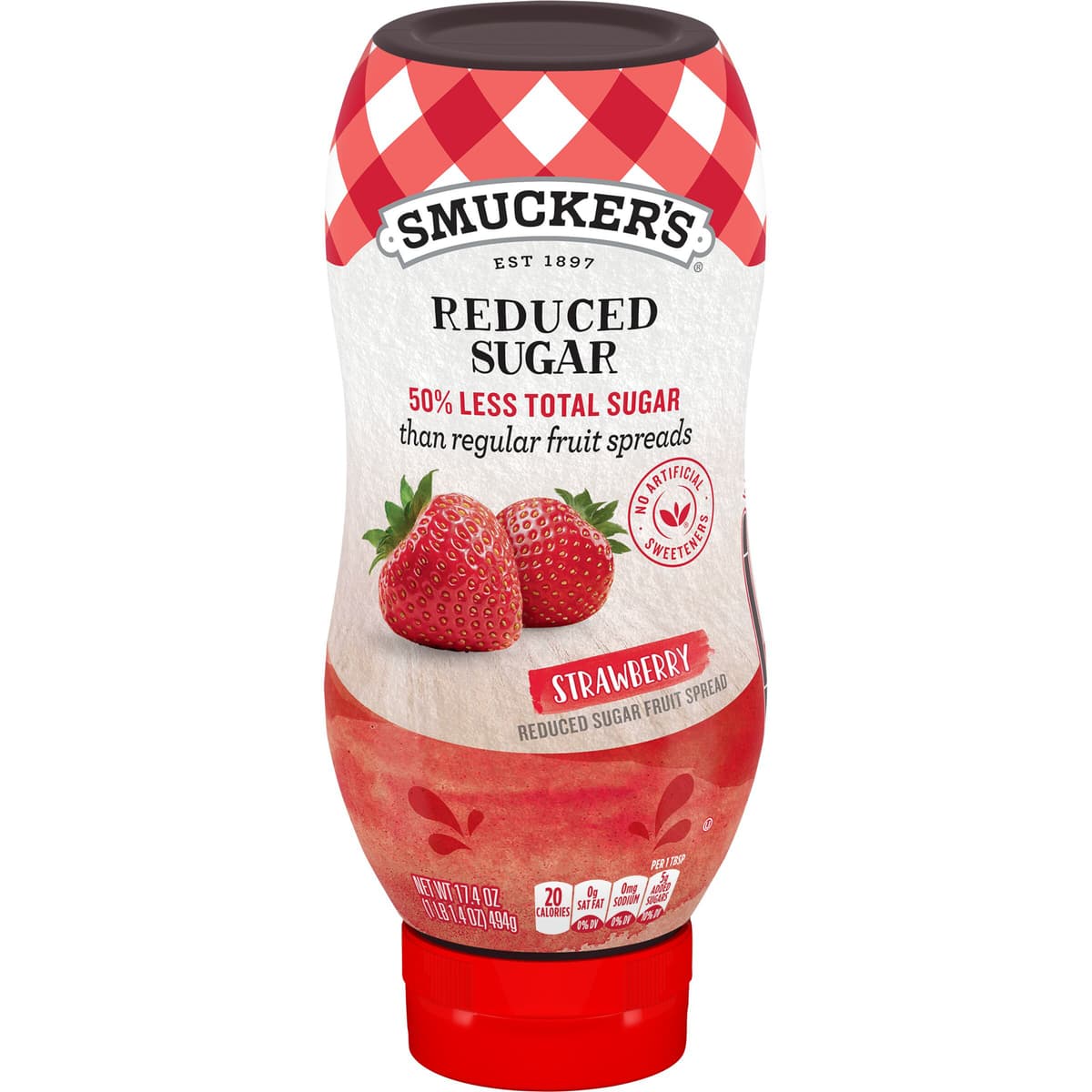 Smucker's Squeeze Reduced Sugar Strawberry Spread