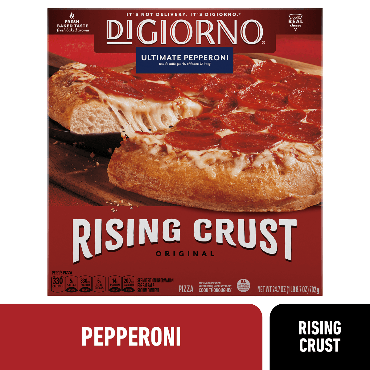 Pepperoni Original Rising Crust Pizza