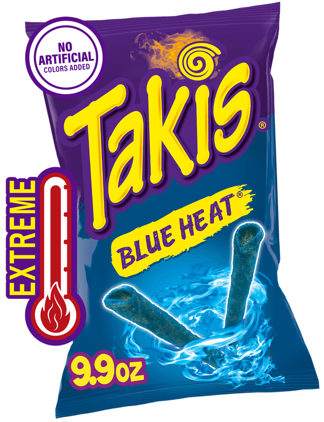 Takis Blue Heat Hot Chili Pepper Tortilla Chips
