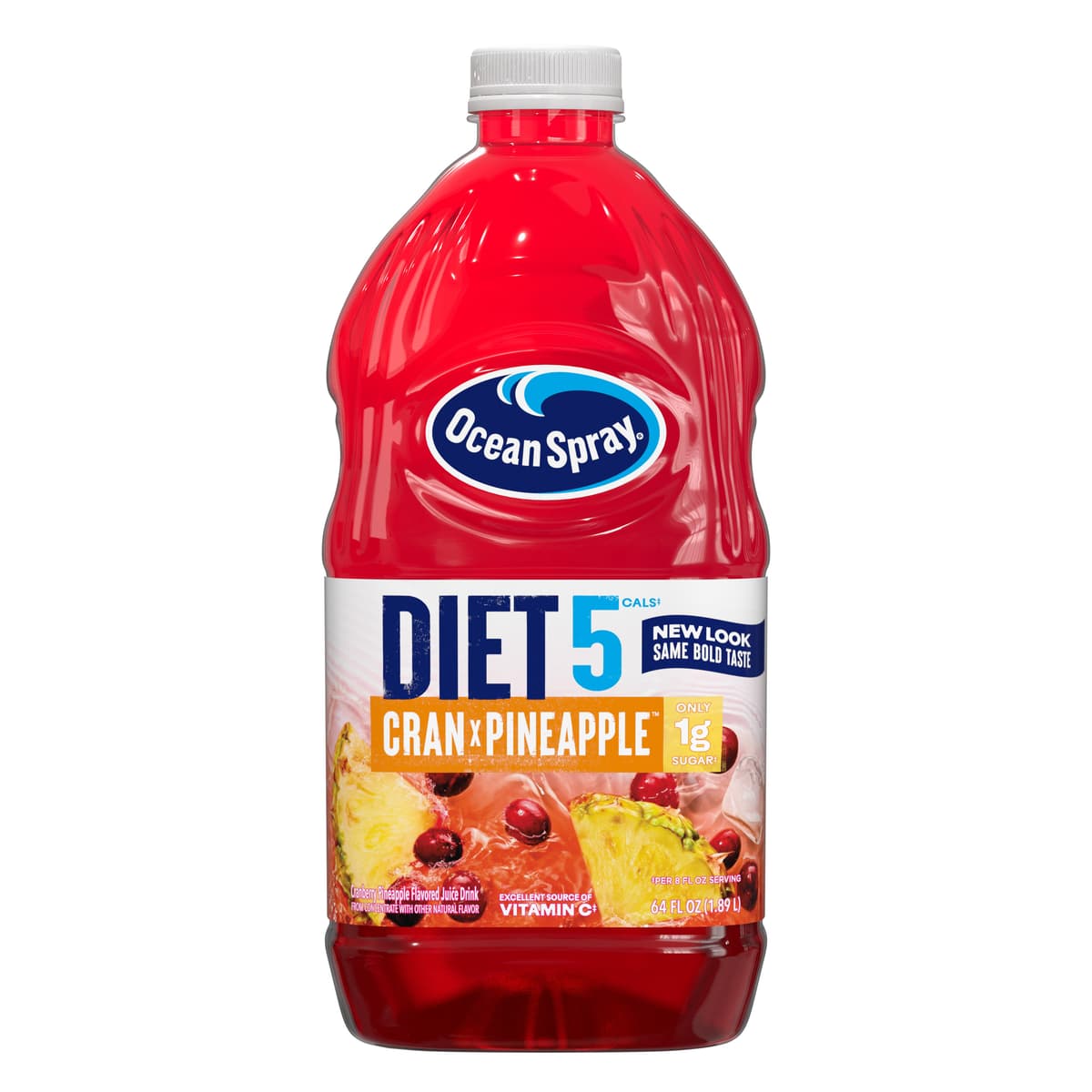 Diet Juice Drink From Concentrate, Cranberry Pineapple