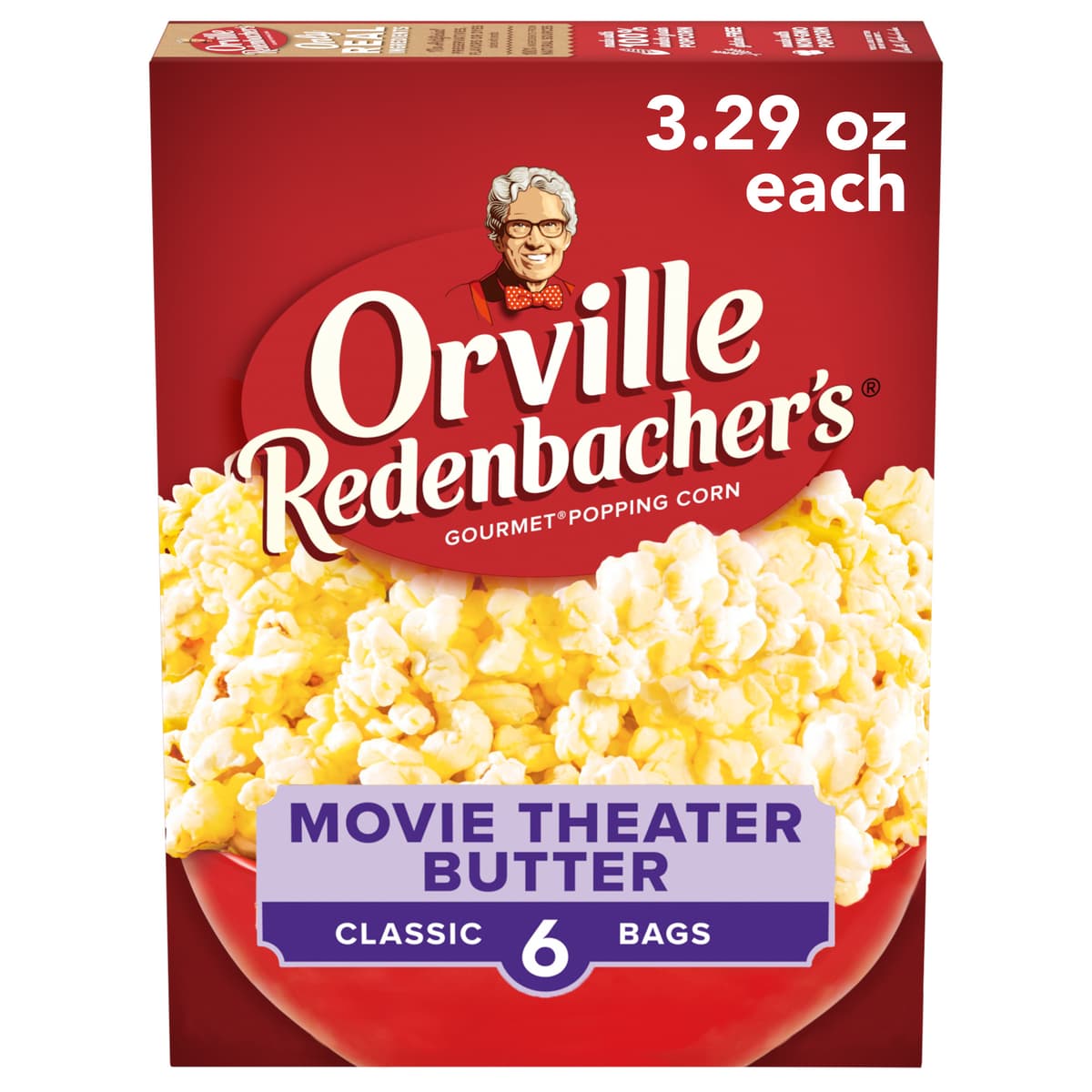 Classic Movie Theater Butter Gourmet Popping Corn Bags