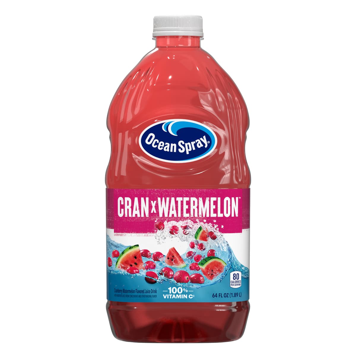 Cranberry Watermelon Juice Drink With Another Juice From Concentrate