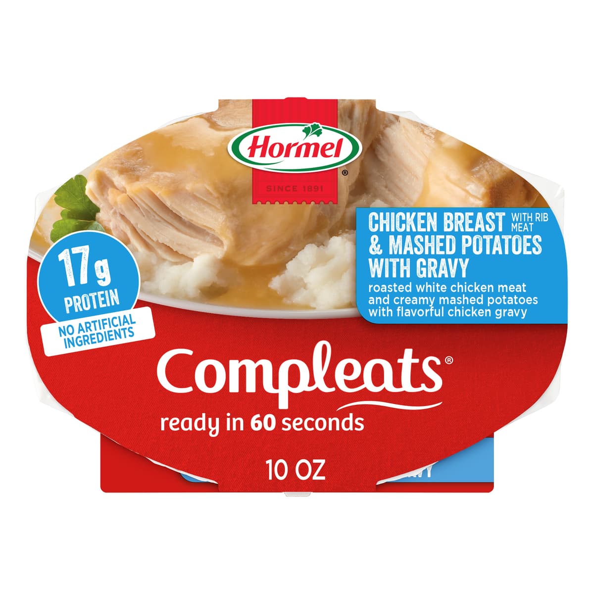 Chicken Breast & Gravy with Mashed Potatoes