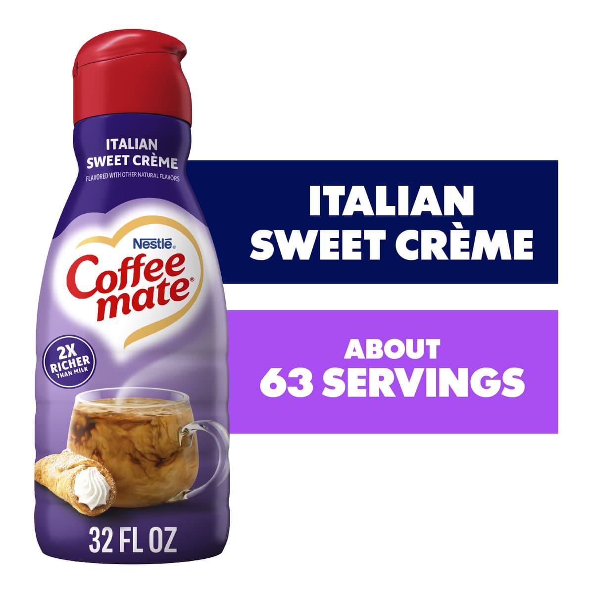 Italian Sweet Creme Flavor Coffee Creamer