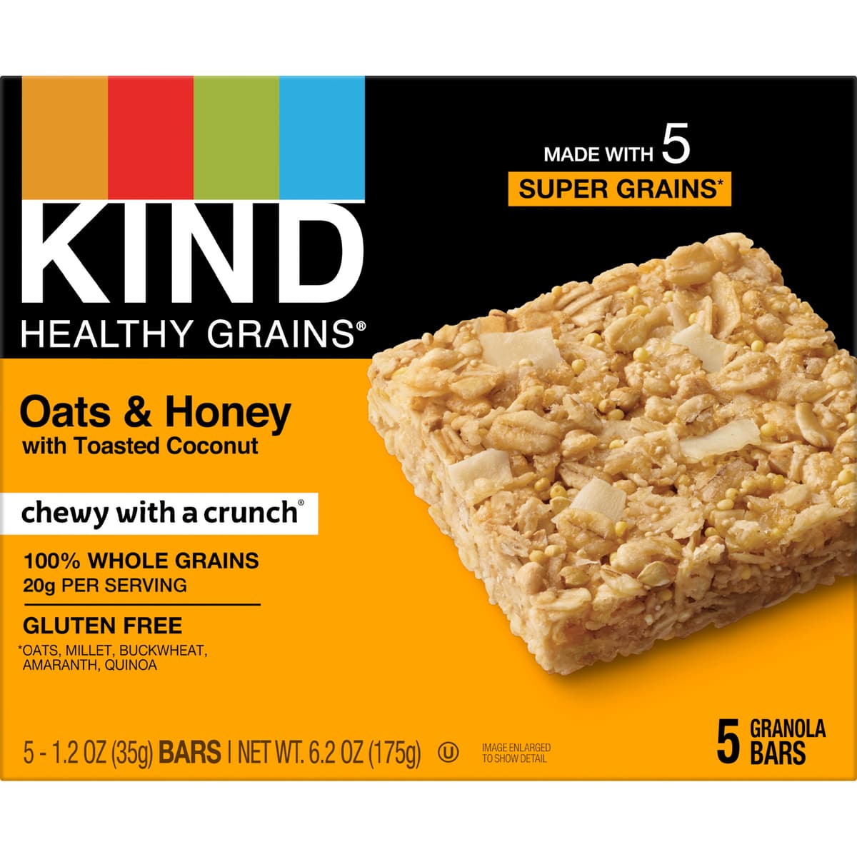 Oats & Honey With Toasted Coconut Granola Bars