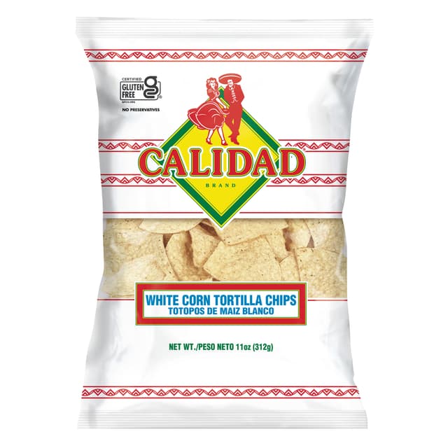 White corn tortilla chips