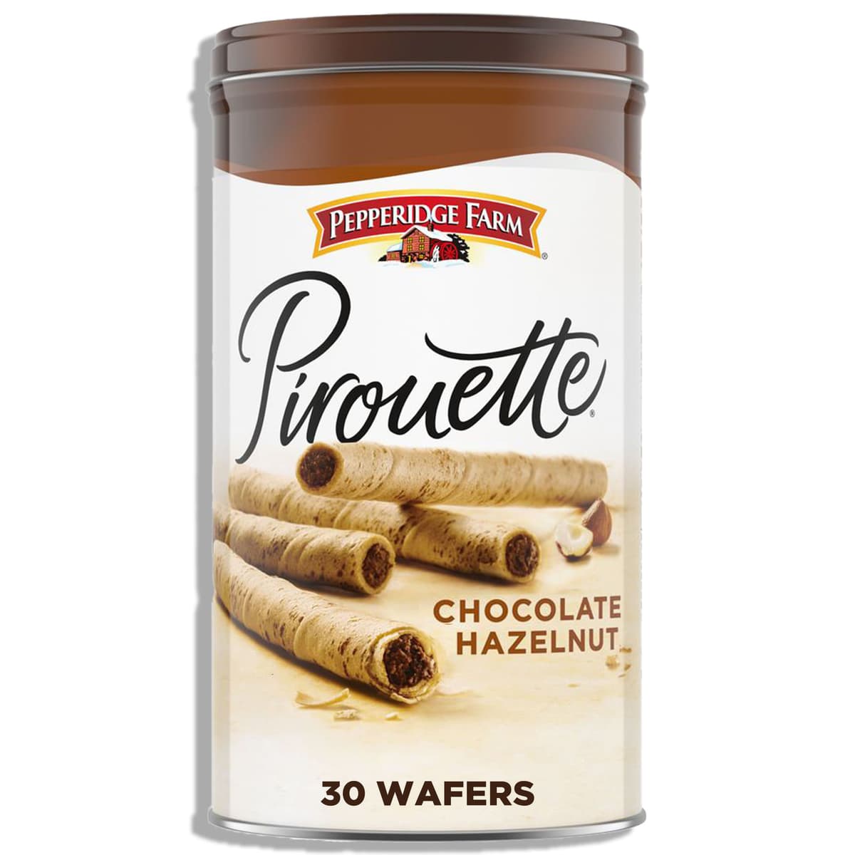 Creme Filled Wafers, Chocolate Hazelnut