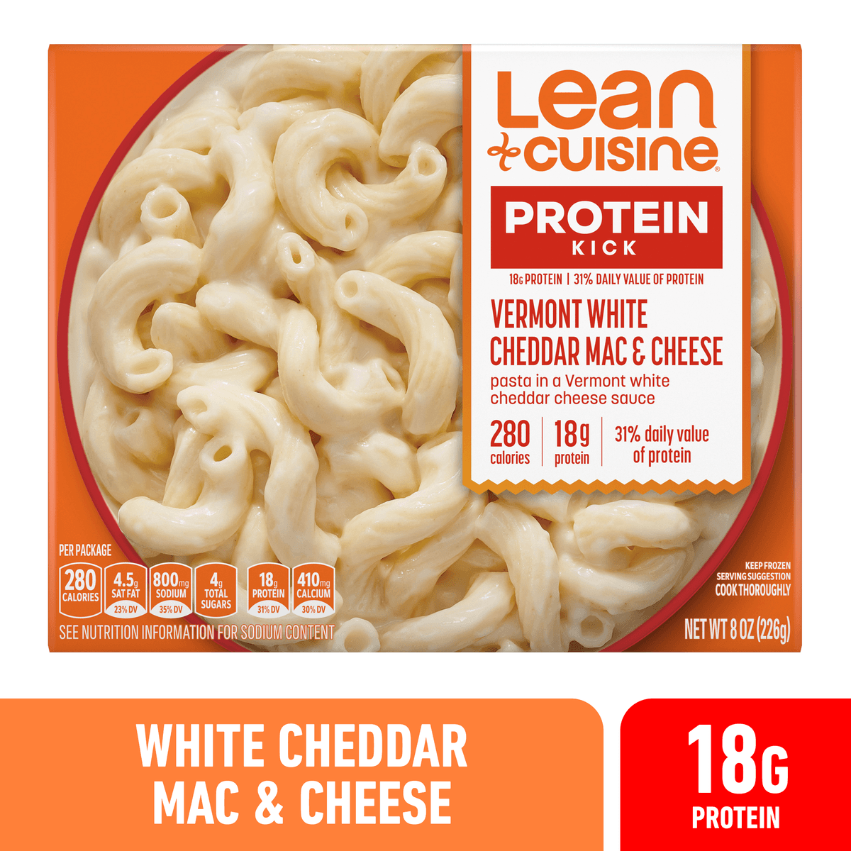 Vermont White Cheddar Mac & Cheese Cavatappi Pasta In A Rich, Vermont White Cheddar Cheese Sauce