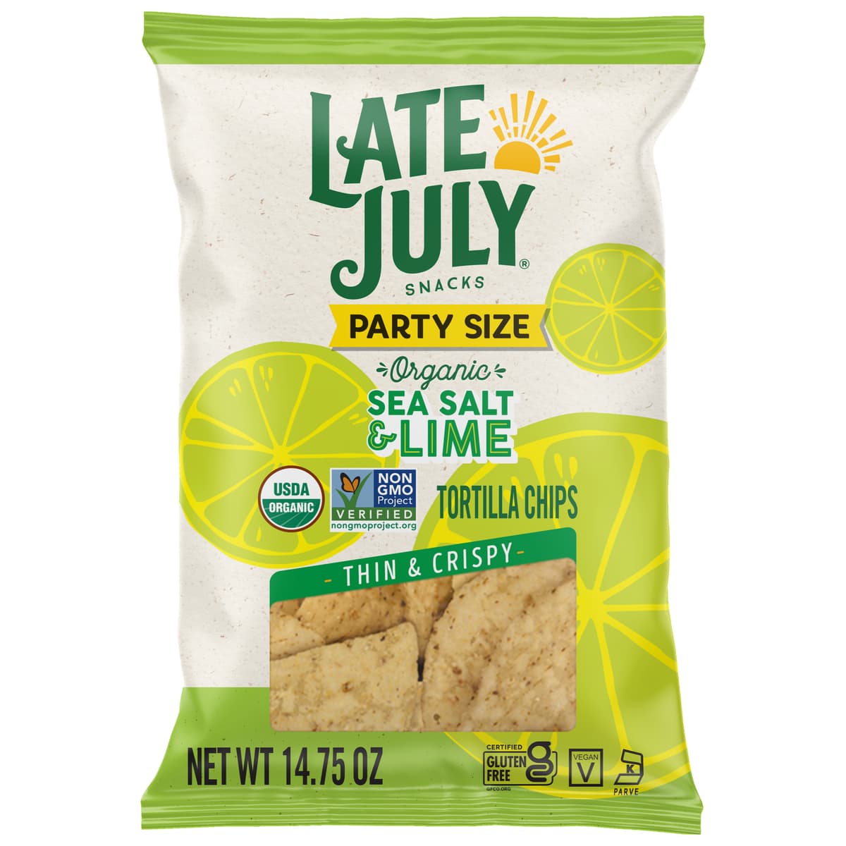 Late July Organic Party Size Sea Salt & Lime Tortilla Chips