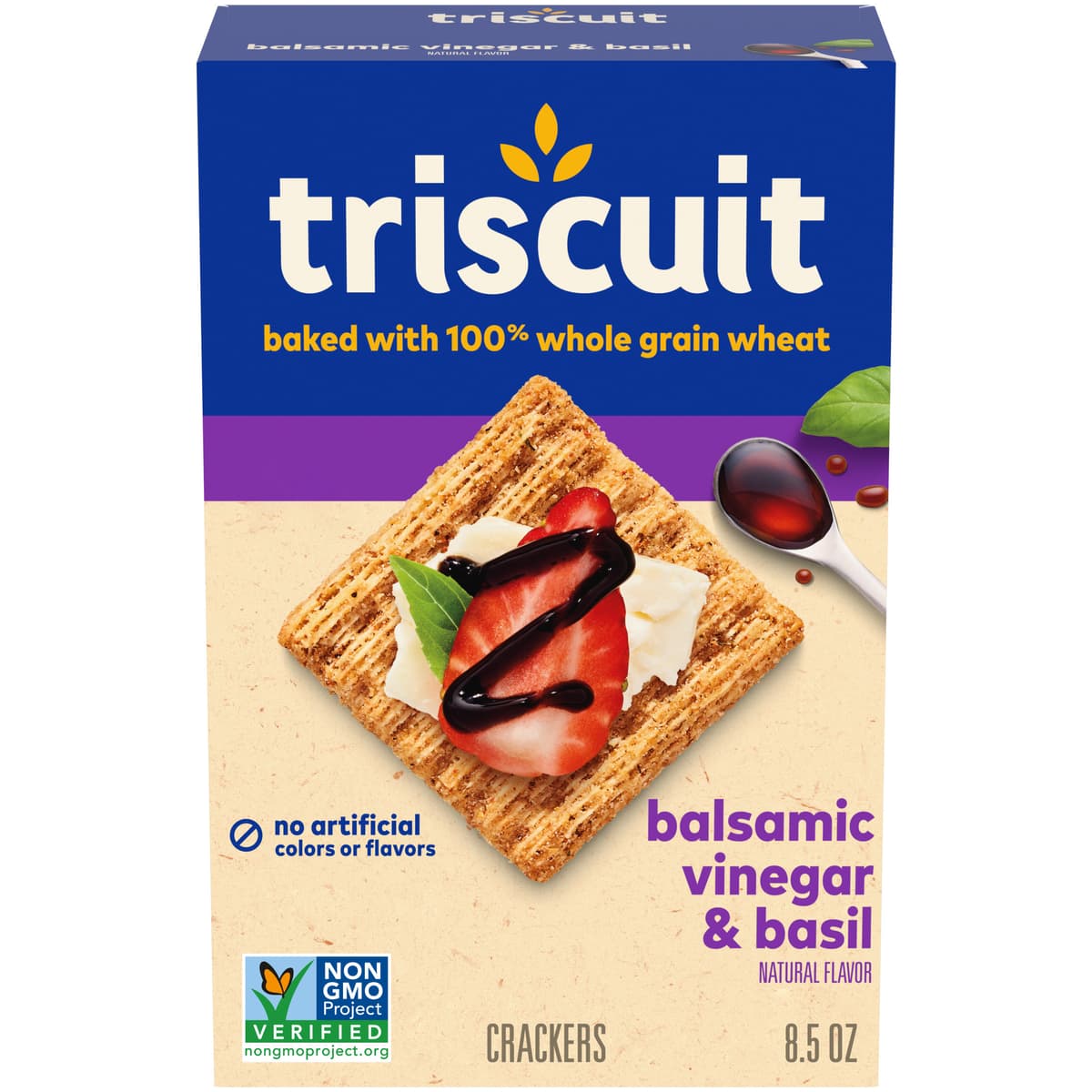 Balsamic Vinegar & Basil Flavor Crackers