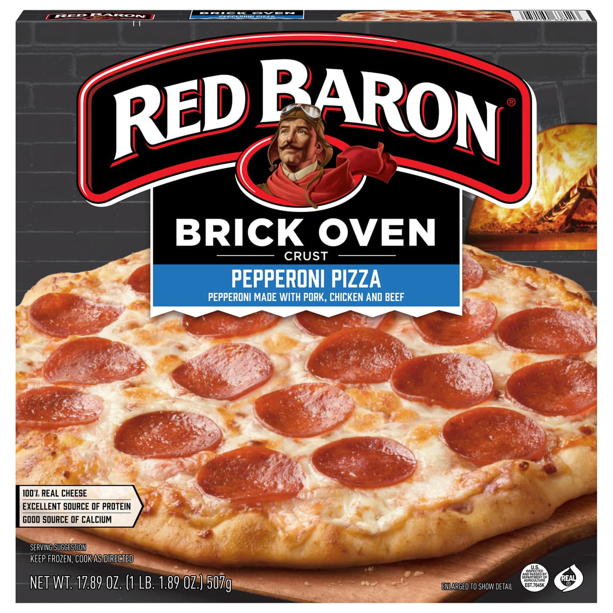 Pepperoni Crust Brick Oven Pizza