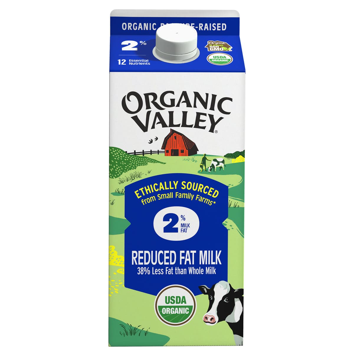 2% Milk Fat Reduced Fat Milk