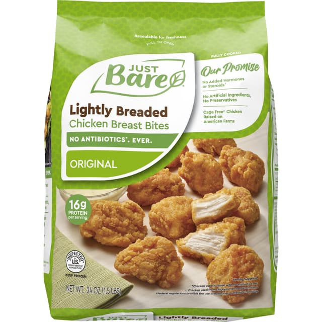 Just Bare Lightly Breaded Chicken Bites