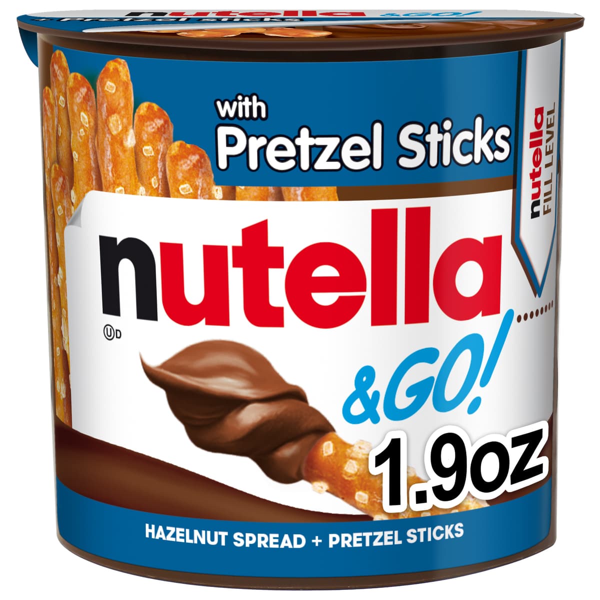 Hazelnut Spread + Pretzel Sticks