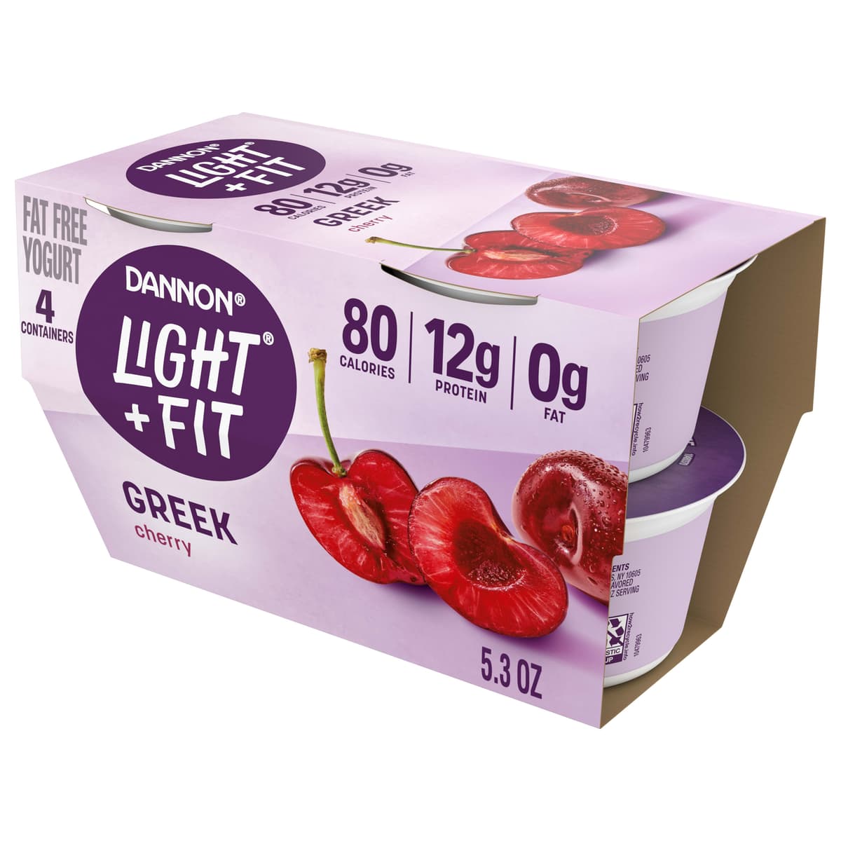 Cherry Flavored Greek Nonfat Yogurt
